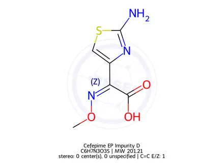 Chemical structure of Cefotaxime USP Impurity H