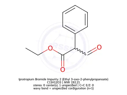 Chemical structure of Ethyl alpha-Formyl Benzeneacetic Acid Ester