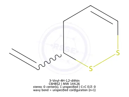 Chemical structure of 3-Vinyl-4H-1,2-dithiin