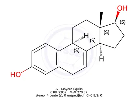 Chemical structure of 17beta-Dihydro Equilin