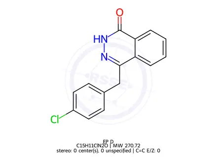 Chemical structure of Azelastine Hydrochloride Impurity 6 (Azelastine Hydrochloride EP Impurity D)