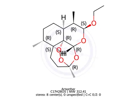 Chemical structure of Arteether