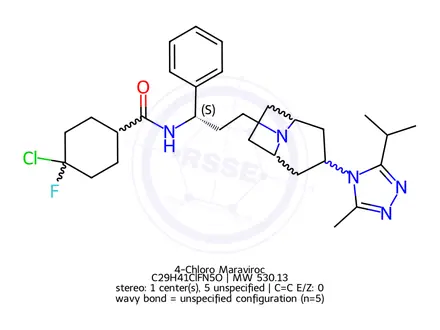 Chemical structure of Maraviroc Impurity 6