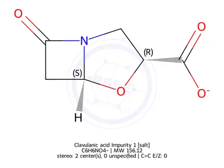 Chemical structure of Clavulanic acid Impurity 1