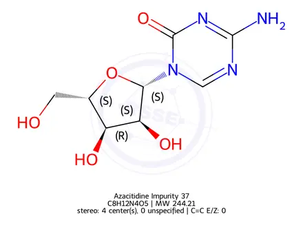 Chemical structure of Azacitidine Isomer Impurity 17