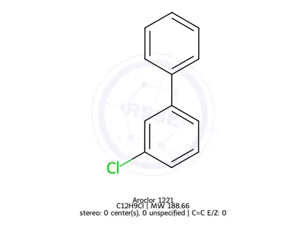 Chemical structure of Aroclor 1221