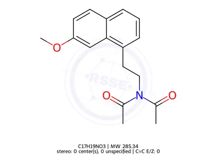 Chemical structure of Agomelatine Impurity 17
