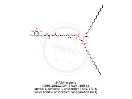 Chemical structure of 2-Allyl-estrone