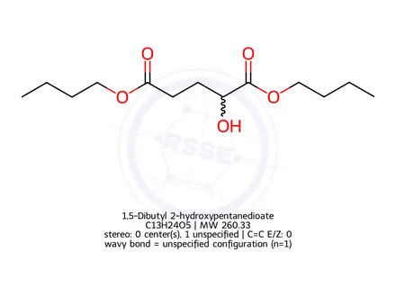 Chemical structure of 1,5-Dibutyl 2-hydroxypentanedioate