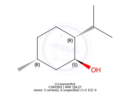 Chemical structure of (+)-Isomenthol