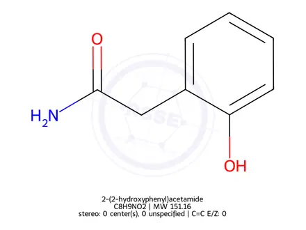 Chemical structure of 2-(2-hydroxyphenyl)acetamide