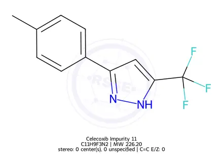 Chemical structure of Celecoxib Impurity 10