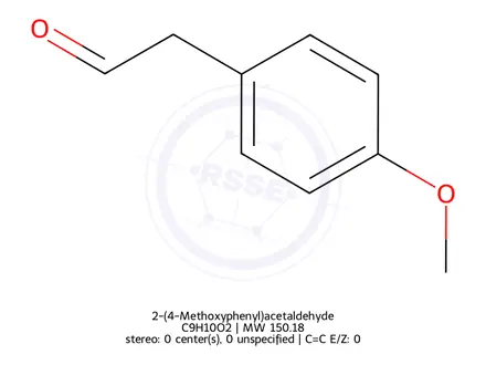 Chemical structure of 2-(4-Methoxyphenyl)acetaldehyde