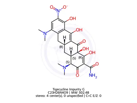 Chemical structure of Tigecycline Impurity G