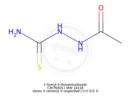 Chemical structure of 1-Acetyl-3-thiosemicarbazide