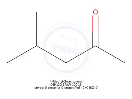 Chemical structure of 4-Methyl-2-pentanone
