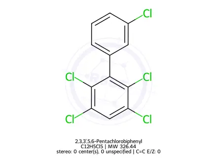 Chemical structure of 2,3,3',5,6-Pentachlorobiphenyl
