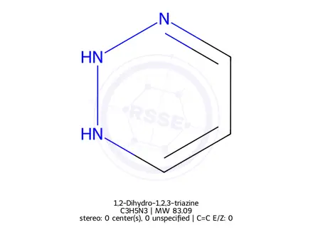 Chemical structure of 1,2-Dihydro-1,2,3-triazine