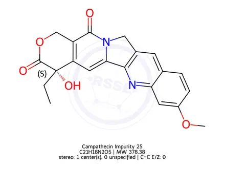 Chemical structure of Campathecin Impurity 25