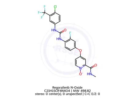 Chemical structure of Regorafenib N-Oxide