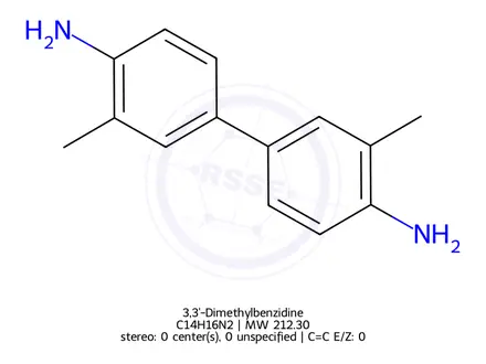 Chemical structure of 3,3'-Dimethylbenzidine