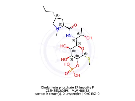 Chemical structure of Clindamycin phosphate EP Impurity F