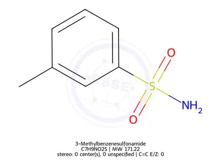 Chemical structure of 3-Methylbenzenesulfonamide