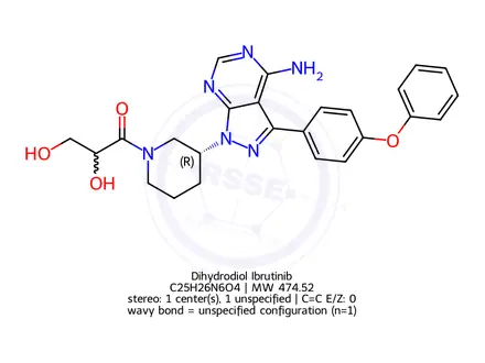 Chemical structure of Ibrutinib Impurity 3