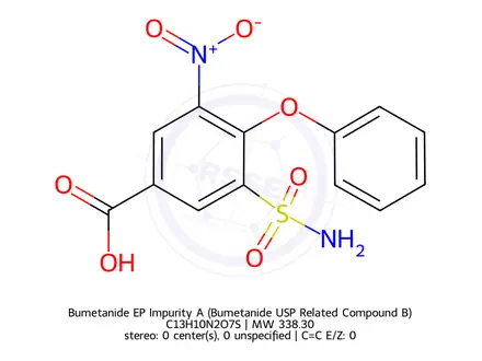 Chemical structure of Bumetanide EP Impurity A
