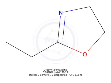 Chemical structure of 2-Ethyl-2-oxazoline