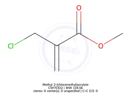 Chemical structure of Methyl 2-(chloromethyl)acrylate