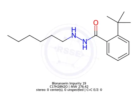 Chemical structure of Blonanserin Impurity 19