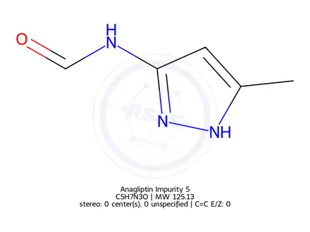 Chemical structure of Anagliptin Impurity 5