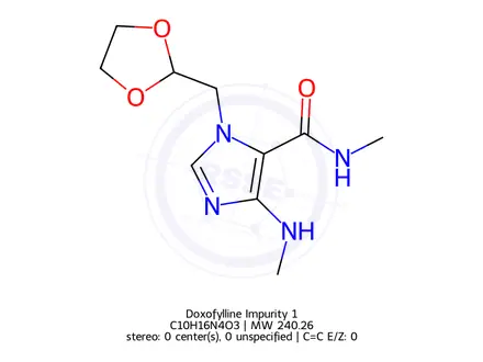 Chemical structure of Doxofylline Impurity 7