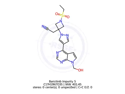 Chemical structure of Baricitinib Impurity 5