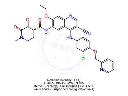 Chemical structure of Neratinib Impurity OPCQ