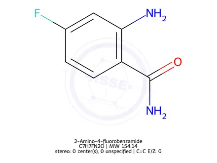 Chemical structure of 2-Amino-4-fluorobenzamide