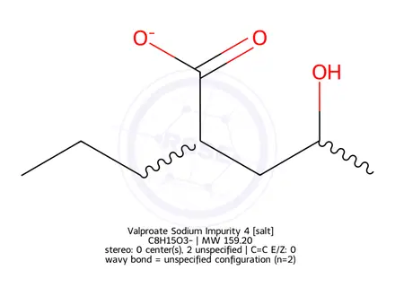 Chemical structure of Valproate Sodium Impurity 4