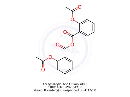 Chemical structure of Acetylsalicylic Acid EP Impurity F