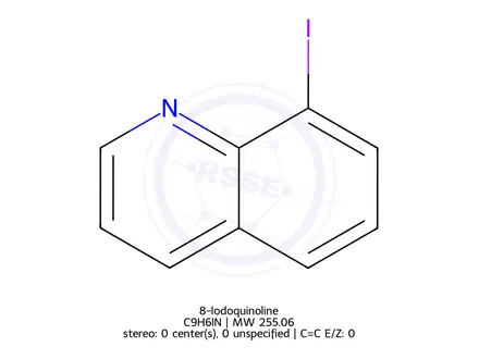Chemical structure of 8-Iodoquinoline