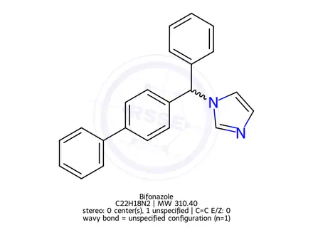 Chemical structure of Bifonazole