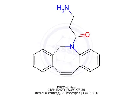 Chemical structure of DBCO-amine