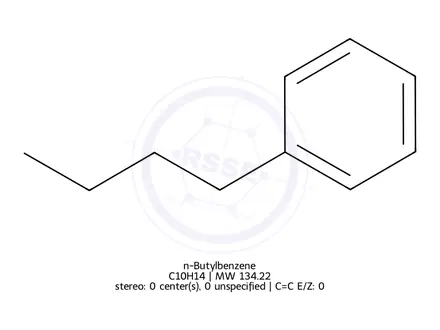 Chemical structure of n-Butylbenzene