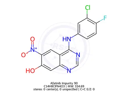 Chemical structure of Afatinib Impurity 90