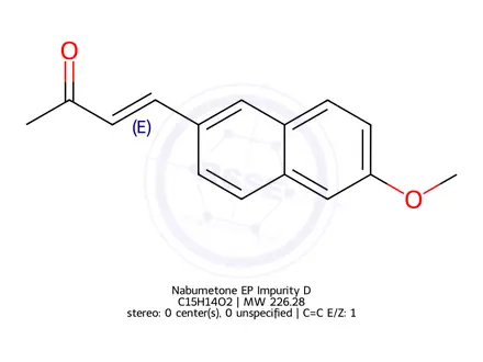 Chemical structure of Nabumetone EP Impurity D