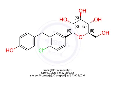 Chemical structure of Bexagliflozin Impurity 12