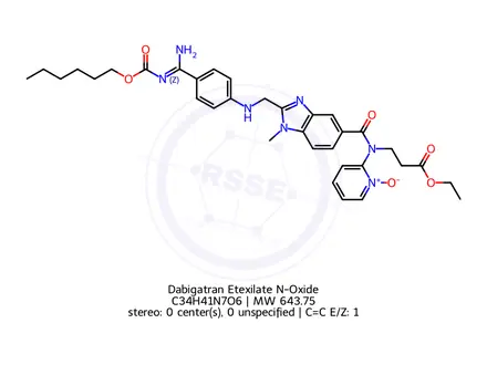 Chemical structure of Dabigatran Impurity 34