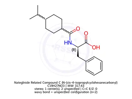 Chemical structure of Nateglinide-Impurity C