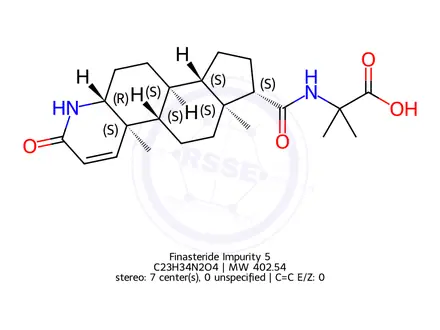 Chemical structure of Finasteride Impurity 5