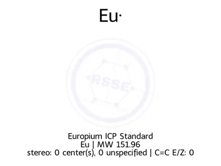 Chemical structure of Europium ICP Standard